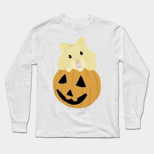 Hamster in a Pumpkin Long Sleeve T-Shirt